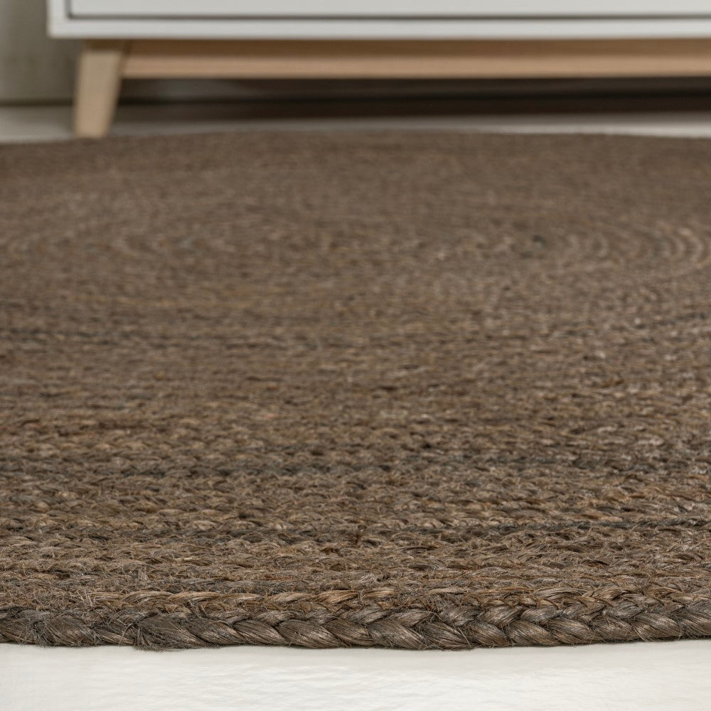 Geflochtener runder Jute-Teppich „Coastal Cottage“