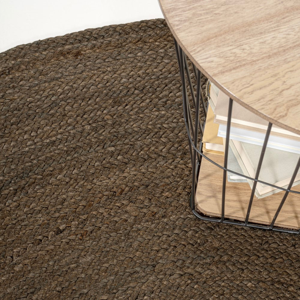 Geflochtener runder Jute-Teppich „Coastal Cottage“
