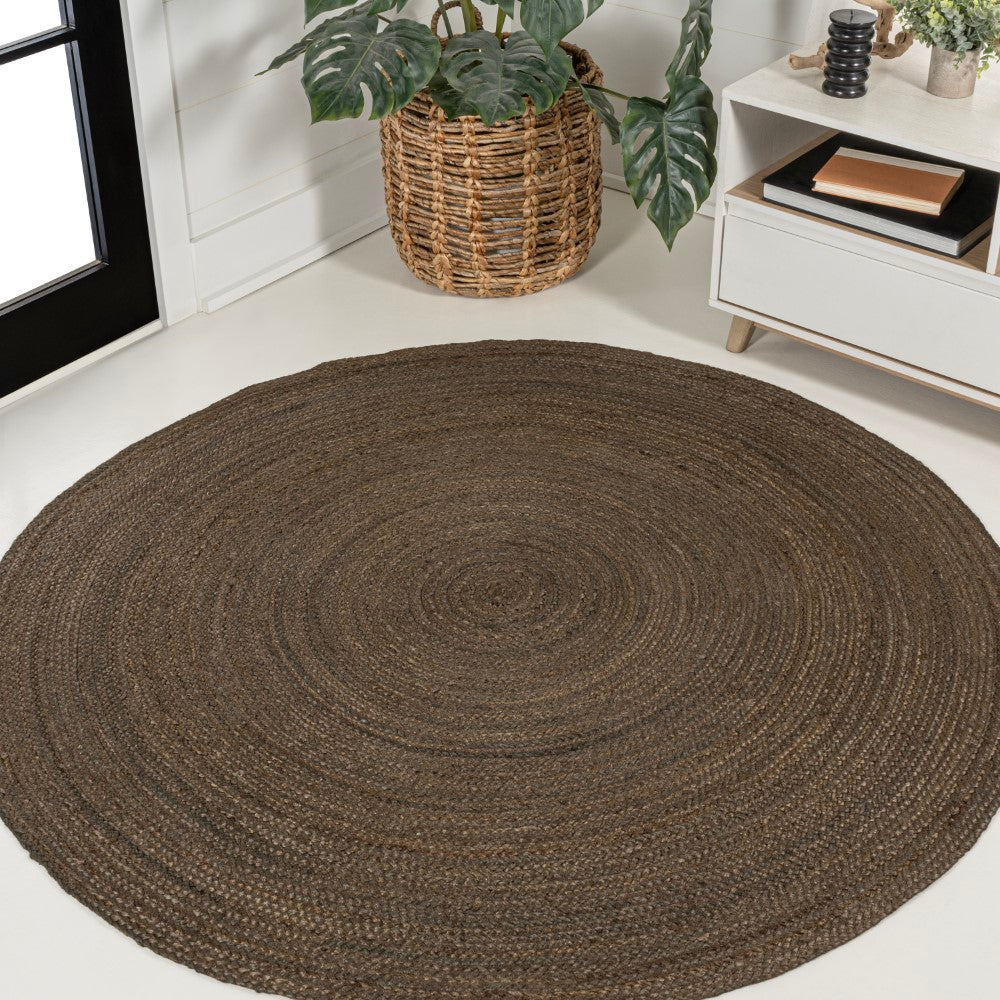 Geflochtener runder Jute-Teppich „Coastal Cottage“