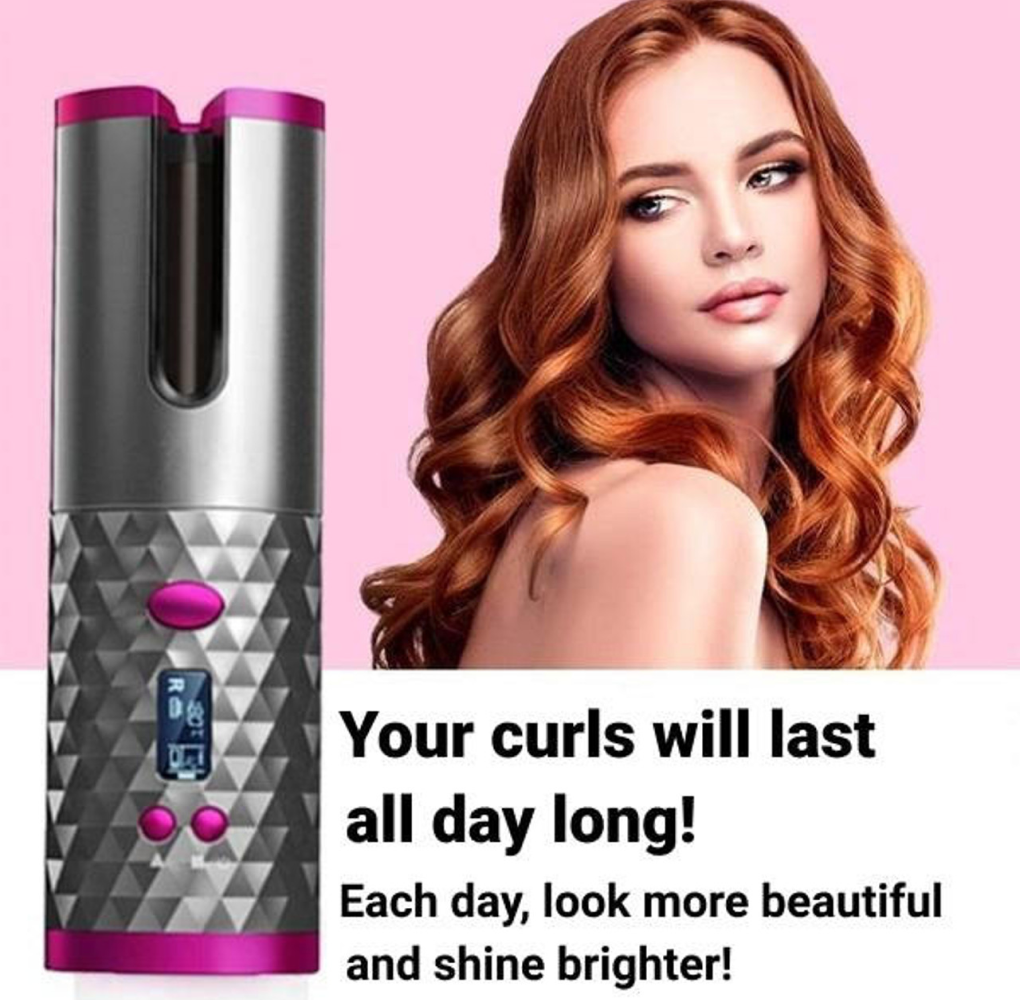 Frendorf | Automatischer selbstdrehender Haarglätter Lockenstab