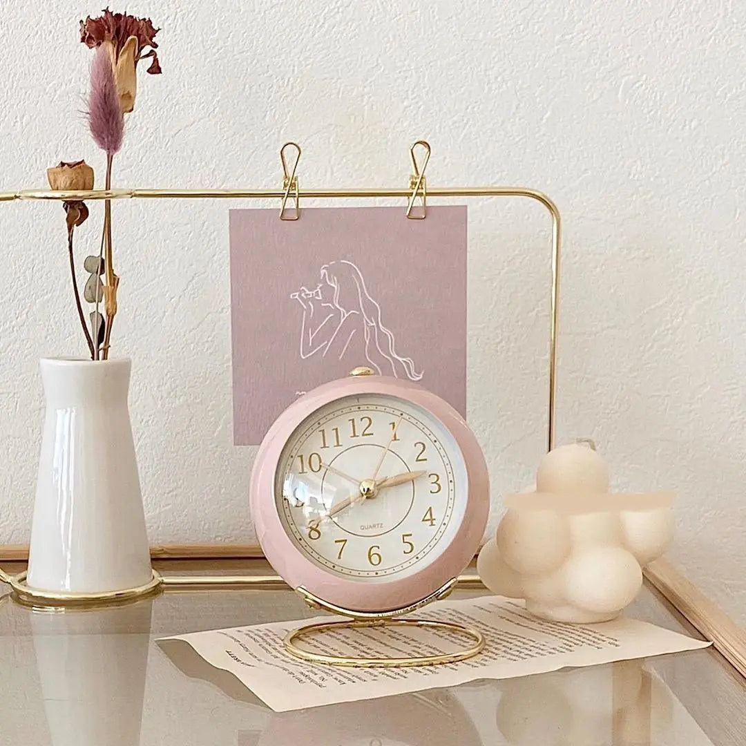 Retro Vintage Stil Gold Akzent Wecker