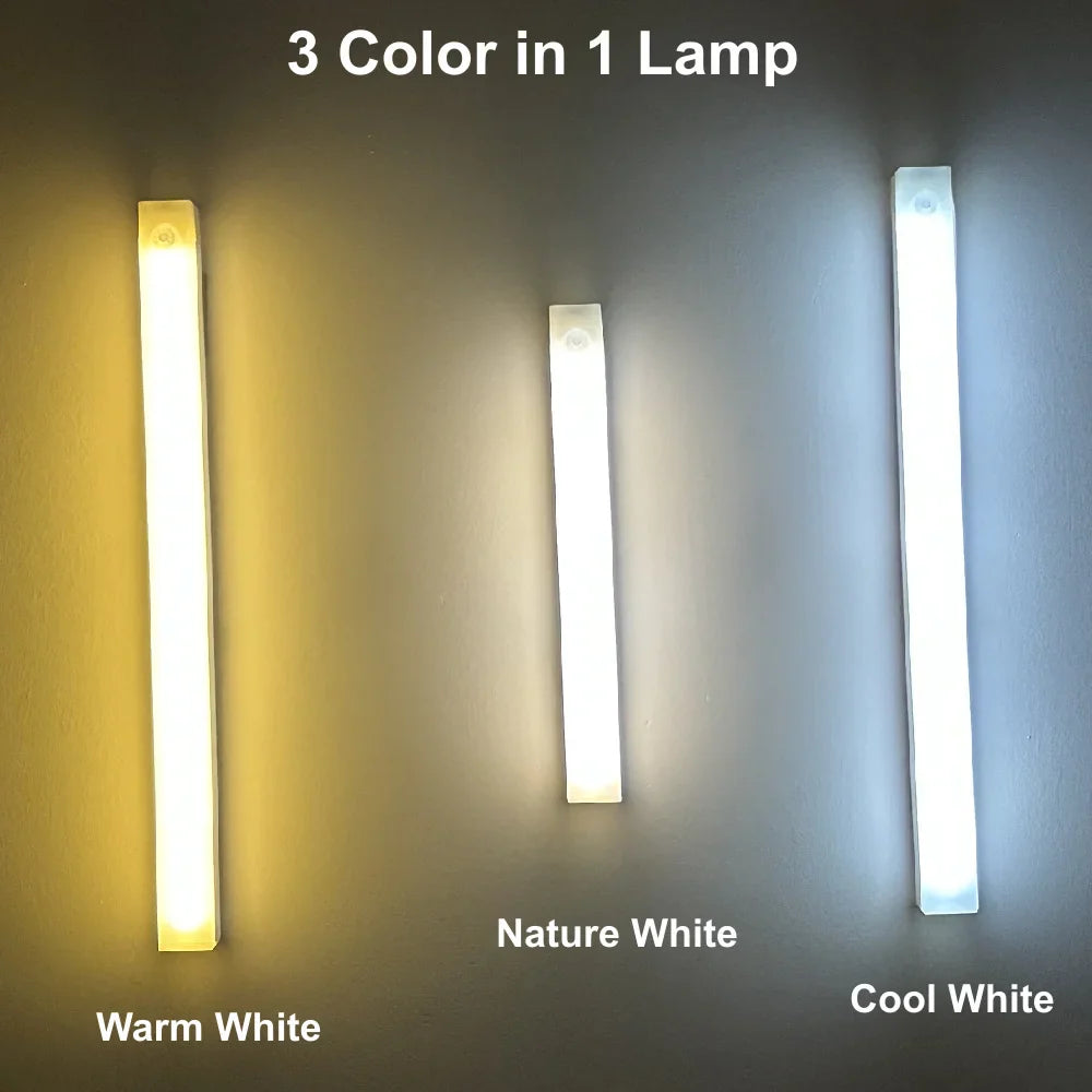 Bewegungsmelder LED Nachtlicht USB wiederaufladbare kabellose Lampe