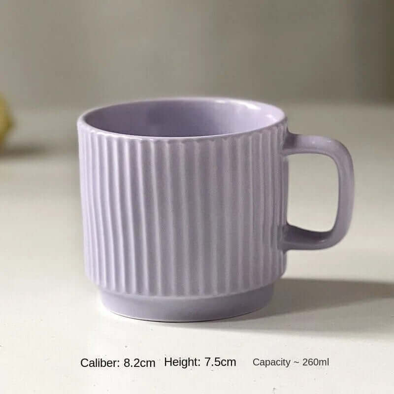 Große Retro Keramiktasse