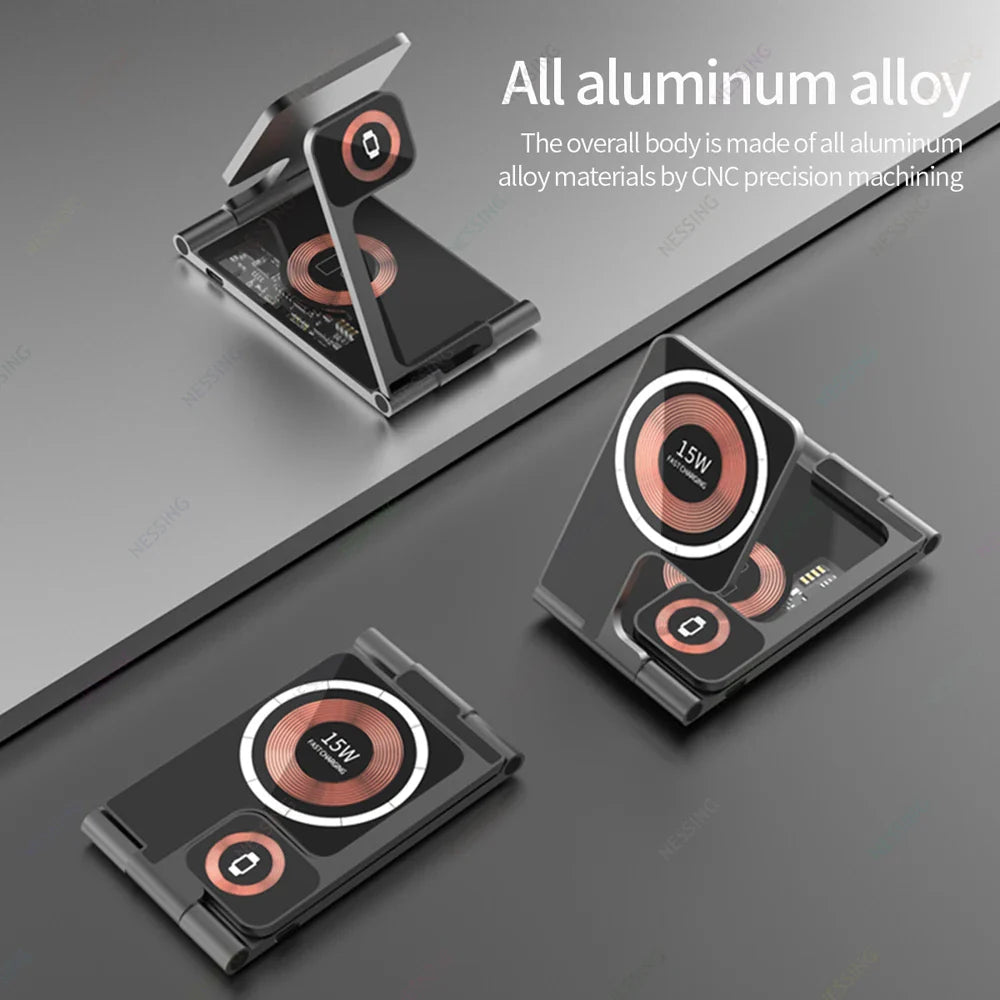 Frendorf | 3 in 1 faltbares Magsafe Wireless Ladegerät