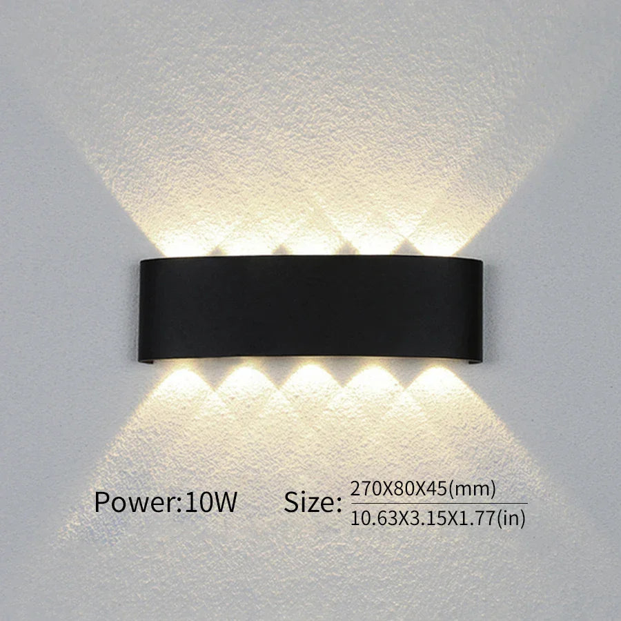 Frendorf | LED Wandleuchte mit Bewegungssensor – IP66 wasserdichtes Außenlicht für Veranda, Garten, Treppen, Wohnzimmer & Hof