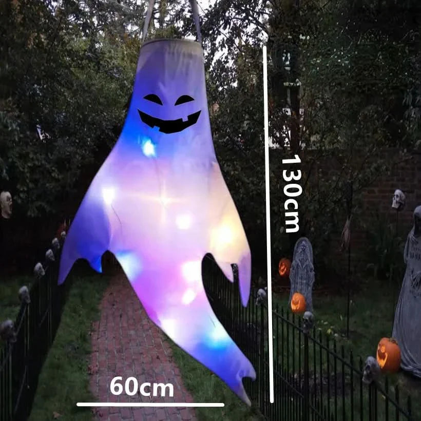 Frendorf | Halloween hängende Geisterlichter – LED Außen Dekor