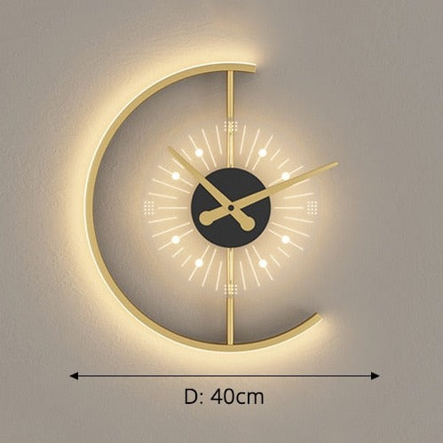 Moderne minimalistische LED-Uhr