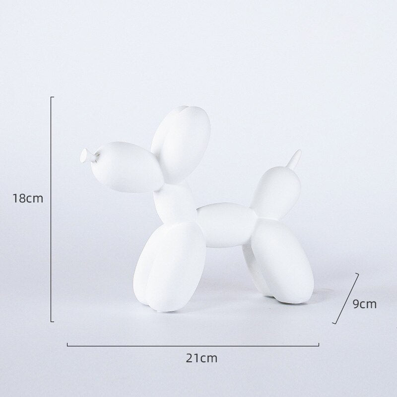 Wohnkultur Nordischen Stil Harz 21 cm Ballon Hund Wohnzimmer Veranda Dekoration Neue Home Dekorationen Kinder Geschenke Zimmer decor