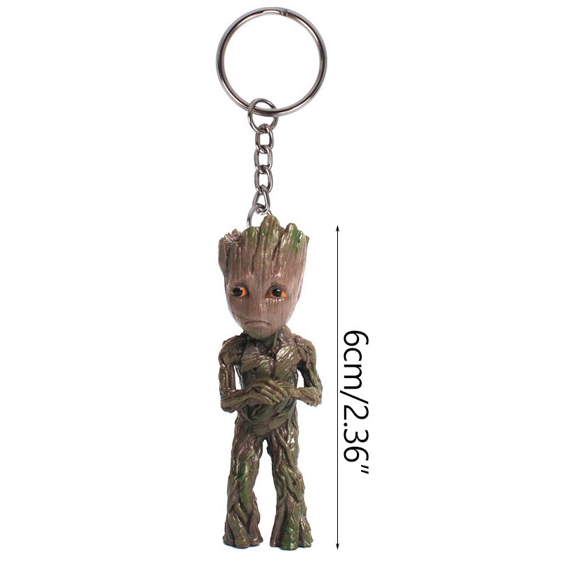 Cartoon Groot Miniaturfigur: Verspielte Bürodekoration