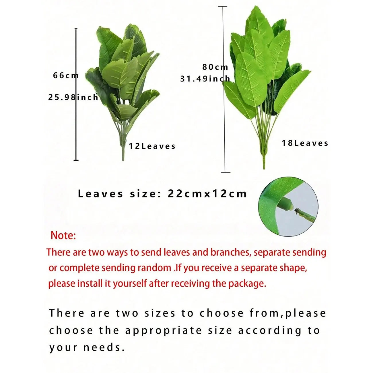 Frendorf | 1pc Kunsttropische Palme – Künstliche Bananenpflanze mit echtem Touch Monstera-Blättern für Zuhause, Garten und Bürodeko