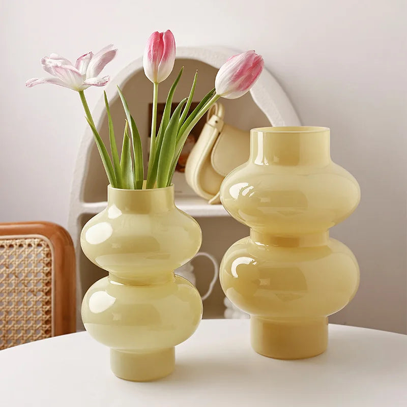 Chubby 2-stufige Glasvase