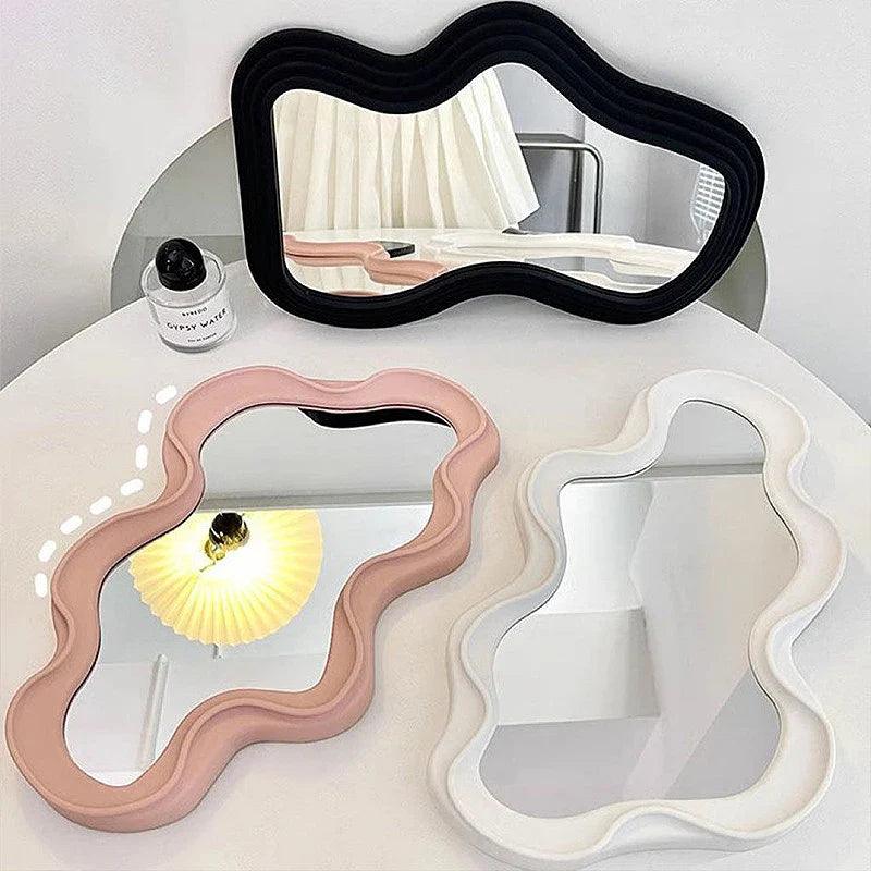 Spiegelia Dekorative Wolkenform Spiegel - für Wohnzimmer, Schlafzimmer & Badezimmer