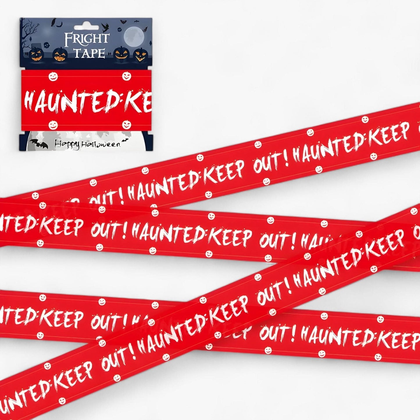 Frendorf | Bandeau Warnung Skull Halloween - Spooky Party Dekoration