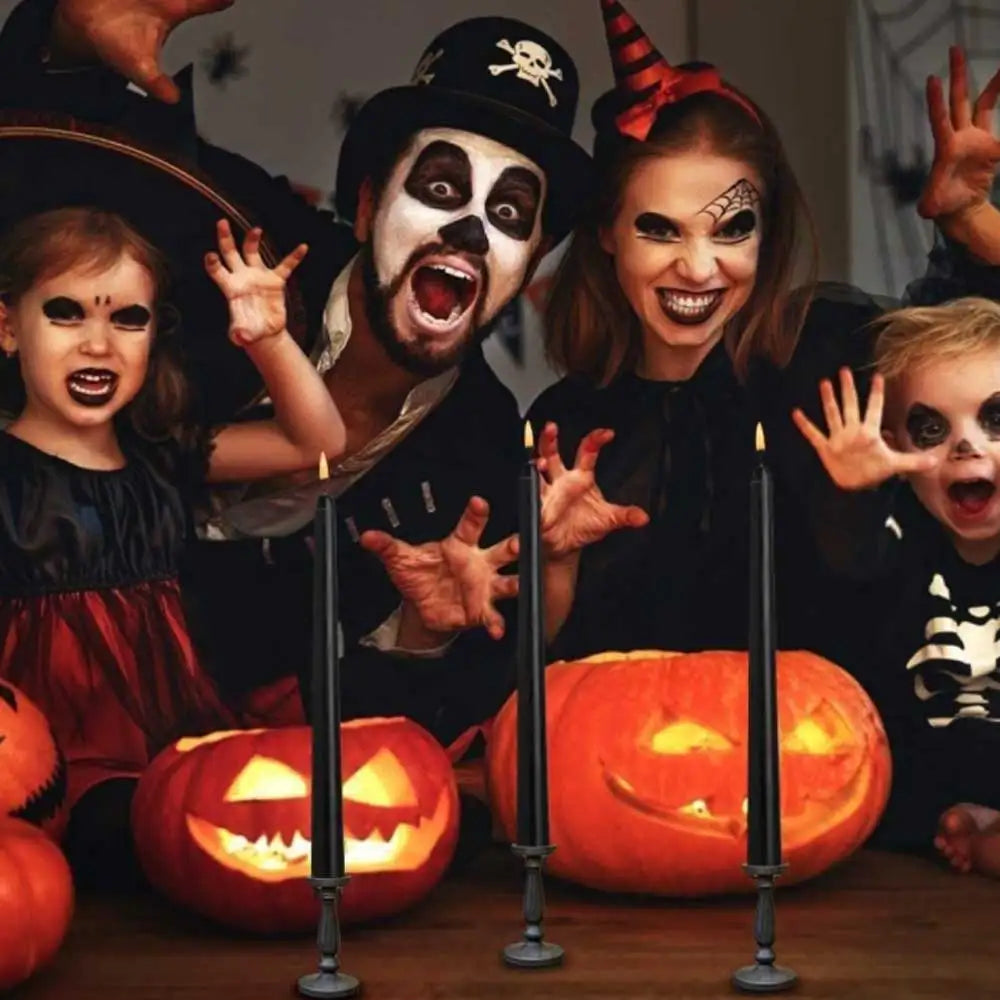 Frendorf - Schwarze LED-Teelichter ohne Flamme mit Fernbedienung für eine unvergessliche Atmosphäre