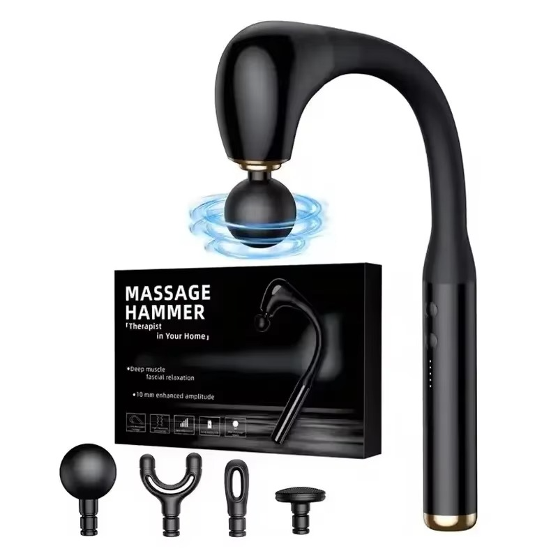 Frendorf | 2025 Gebogene Smart Elektrische Massagepistole - Handheld Tiefengewebs-Massager