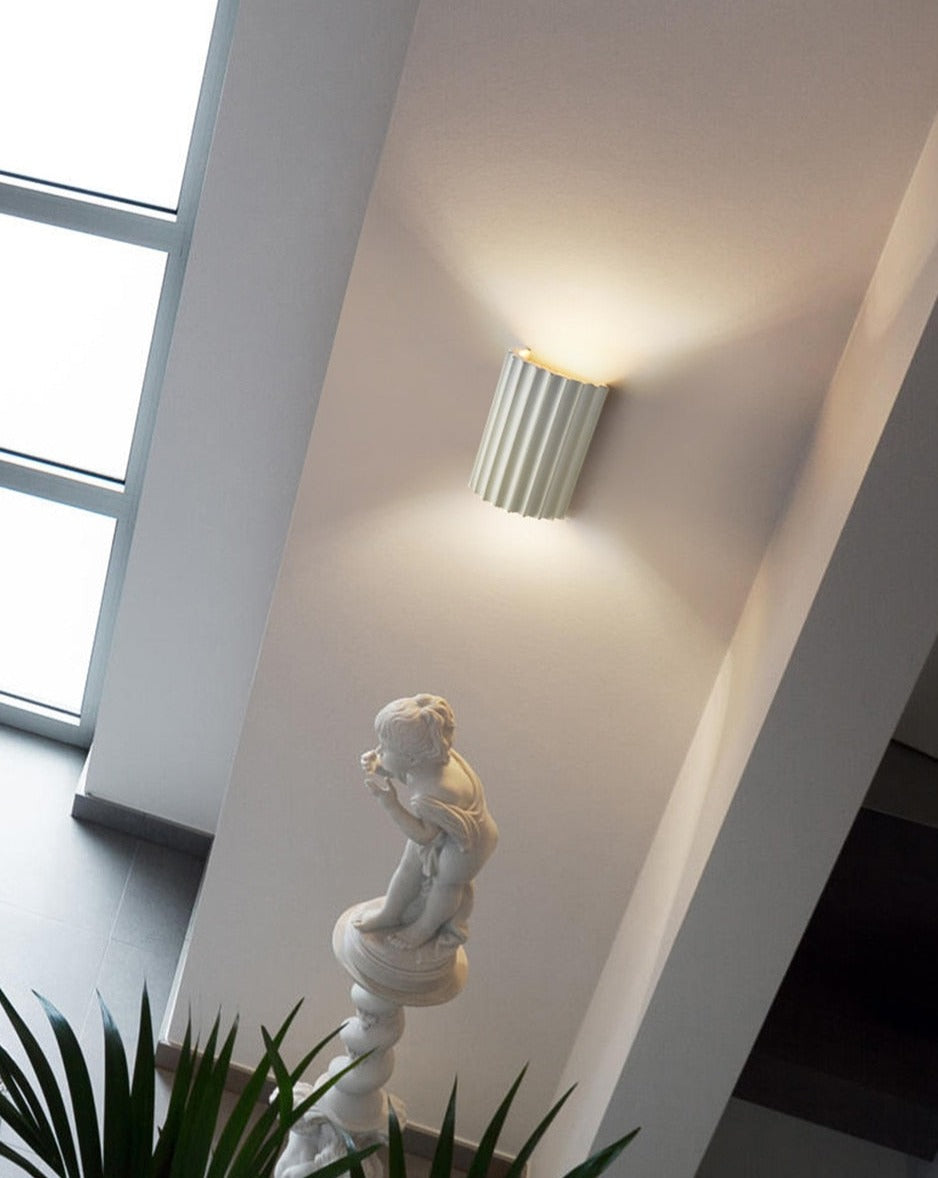 Falten Farbe Harz LED Wand Leuchte Lampe