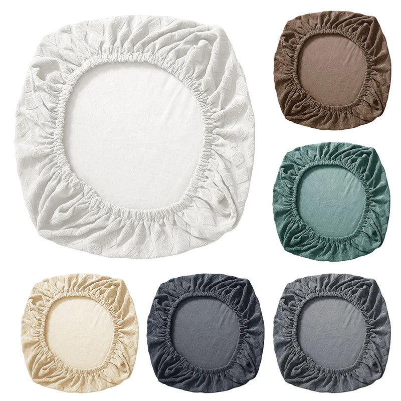 Spandex elastischer Bürostuhlbezug Jacquard Sitzbezüge Ananas Gitter Fleece Schutzhülle elastischer Computer Sitzschutz