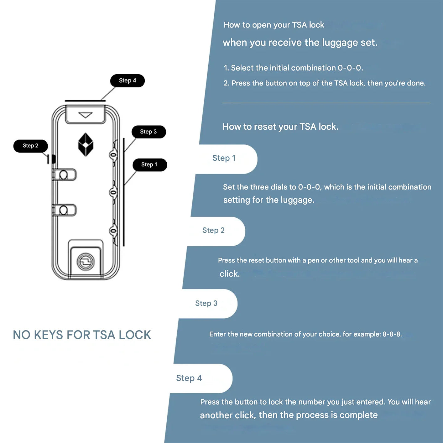 Frendorf | 3-Teiliges Blaues ABS-Hartschalenkofferset – Belgrado