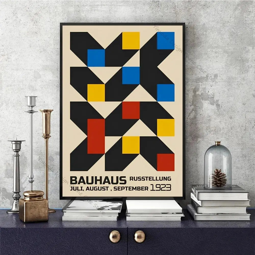 Frendorf | Bauhaus Poster: Erheben Sie Ihre Dekoration mit moderner abstrakter Kunst