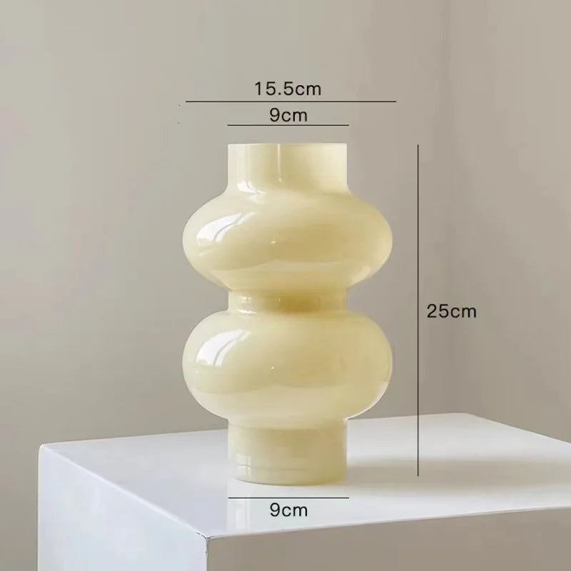 Chubby 2-stufige Glasvase