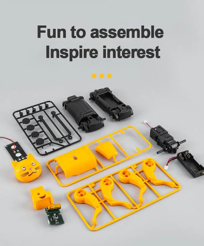 Frendorf | Bildungs-Solarenergie-Roboter – 2-in-1 Hund und Katzen Baukasten