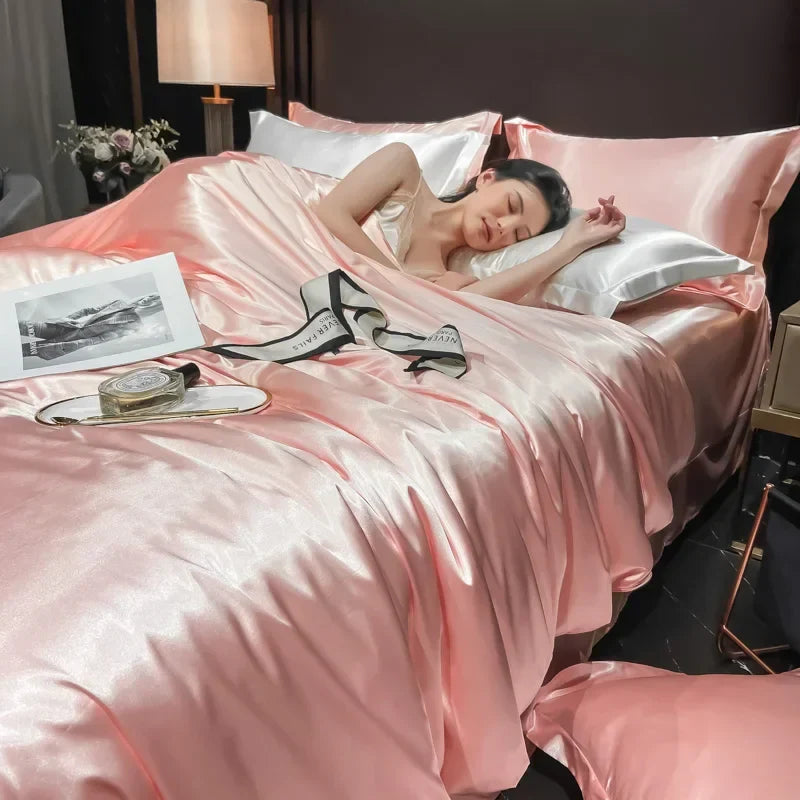 SilkDream | Luxuriöses Seidenbett-Set