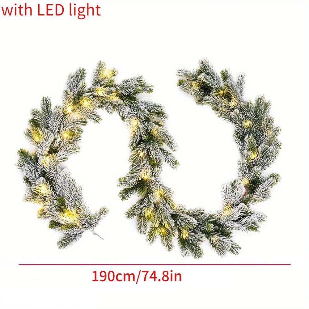 Feuerstelle Weihnachtsgirlande