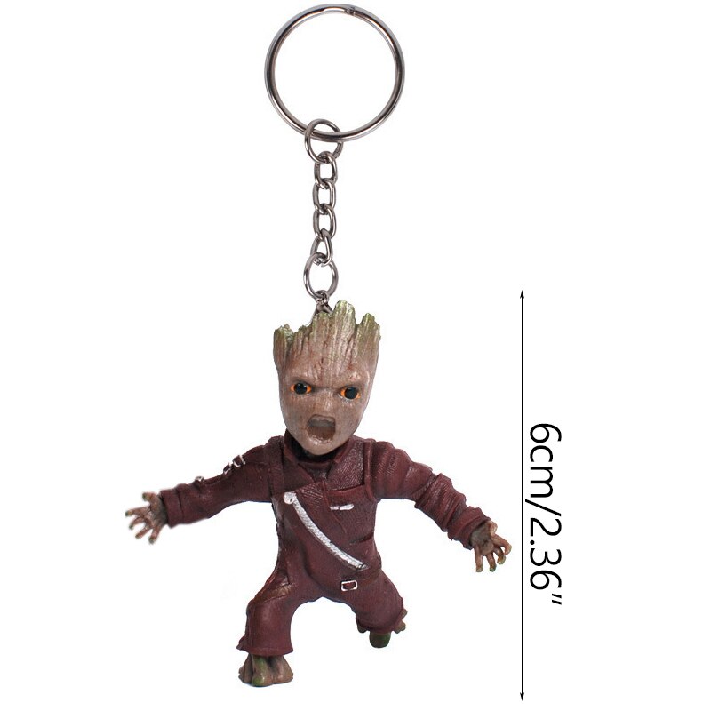 Cartoon Groot Miniaturfigur: Verspielte Bürodekoration