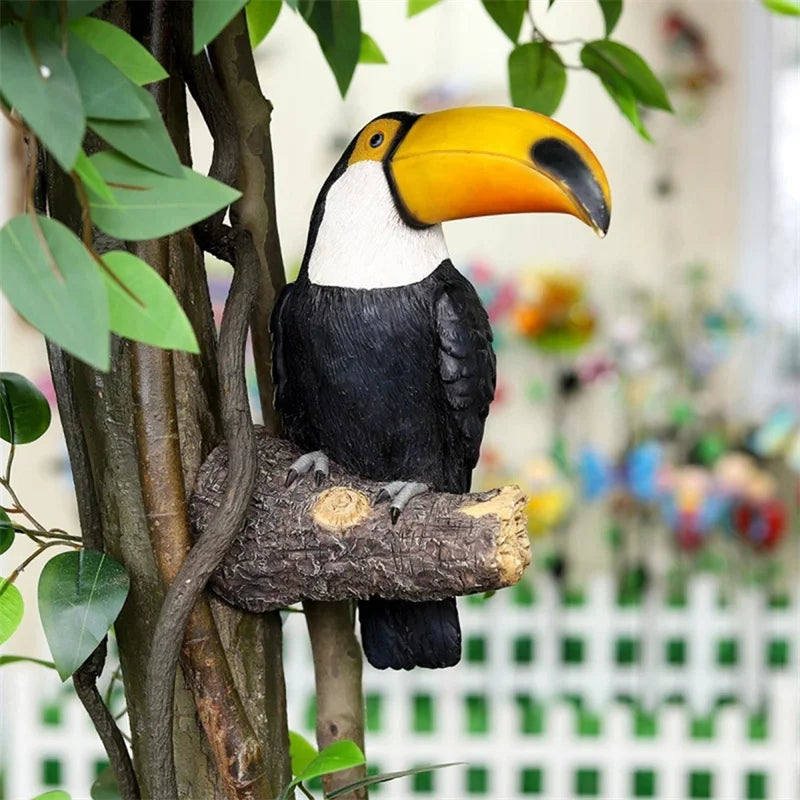 Schöner Tukan-Gartenschmuck