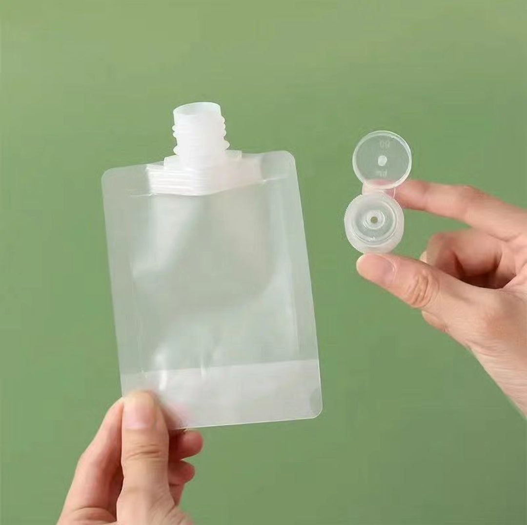 Frendorf | 3 Stück nachfüllbare Lotion Beutel mit Flip-Deckel