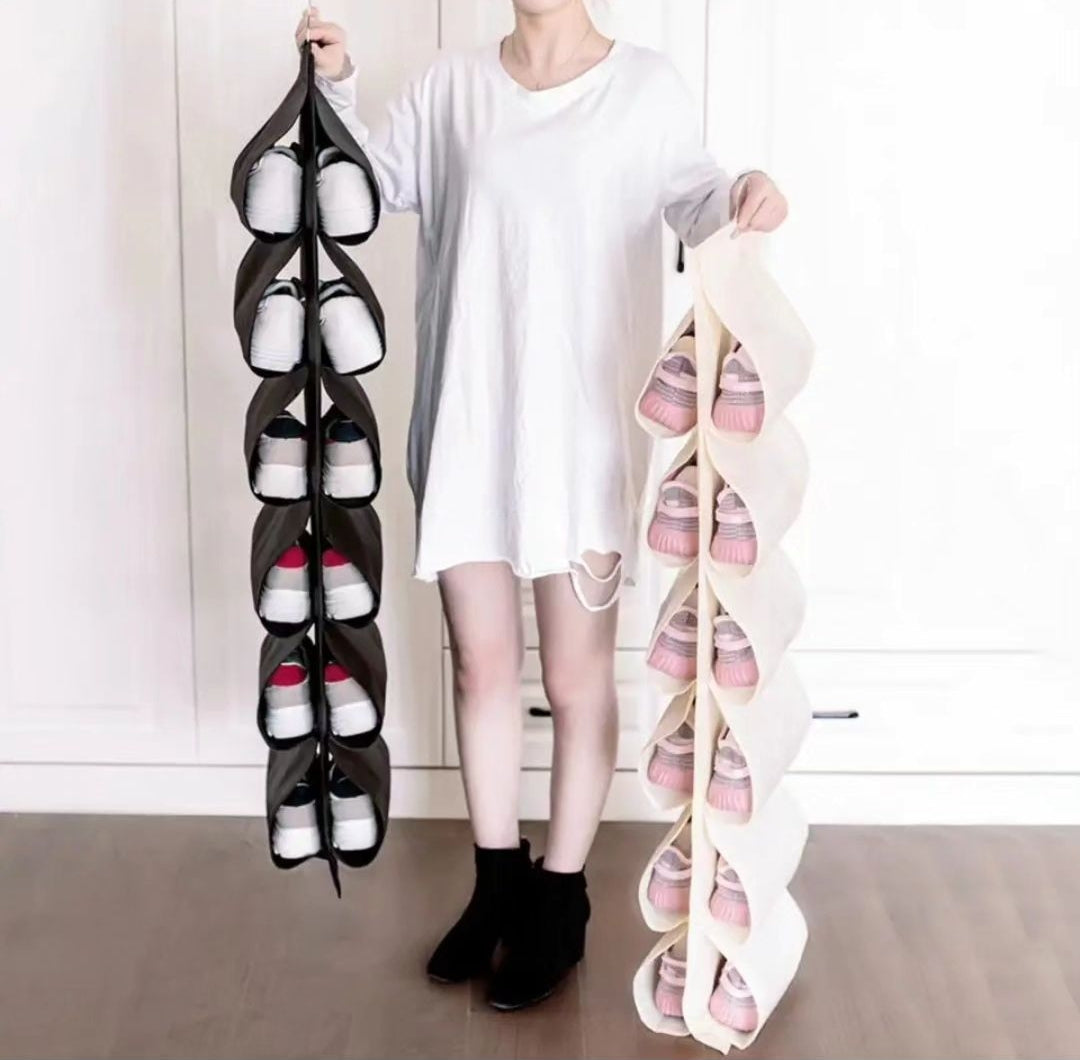 Frendorf | 12Grid hängender Kleiderschrank Organizer 4 Stück