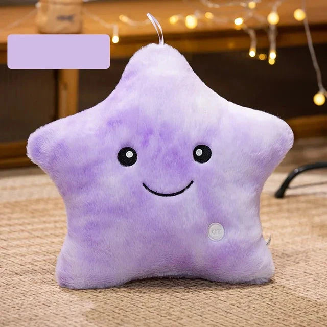 LED Stern Plüschlicht - Weiches Leuchtsternkissenpuppe, Stofftier für Kinder & Wohnkultur, Perfektes Geburtstagsgeschenk