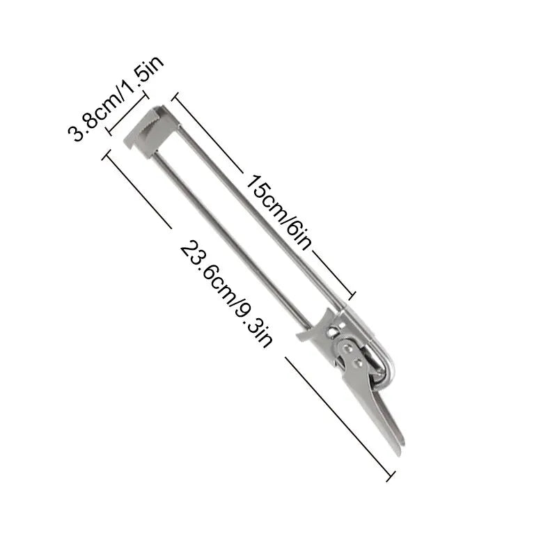 Verstellbarer Flaschenöffner aus Edelstahl | Rutschfester Flaschenöffner | Neues Küchengerät