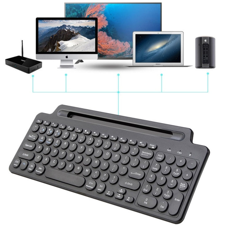 Frendorf | 2.4G Bluetooth Wireless-Tastatur mit Kartensteckplatz-Halterung mit Touchpad