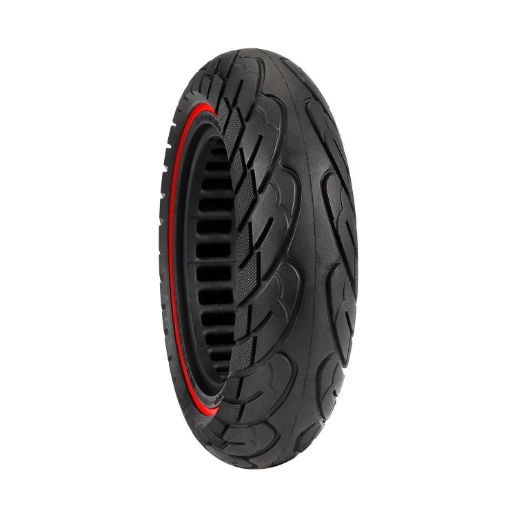 Frendorf | Für Ninebot Max G30 10 X 2.5 Zoll (60/70-6.5) Scooter Vollgummi-Reifen Rote Linie
