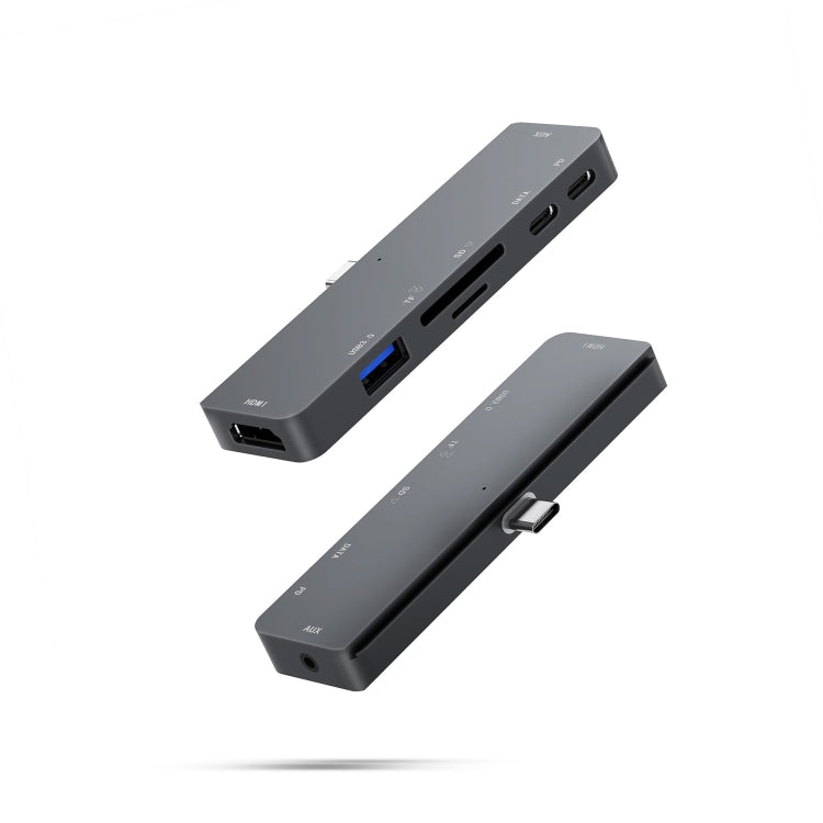 Frendorf | Für IPad Pro 7-in-1 HDMI 4K + 3,5 mm Audio + SD/TF + 1 USB 3.0 + USB-C/Type-C + PD USB-C Dockingstation