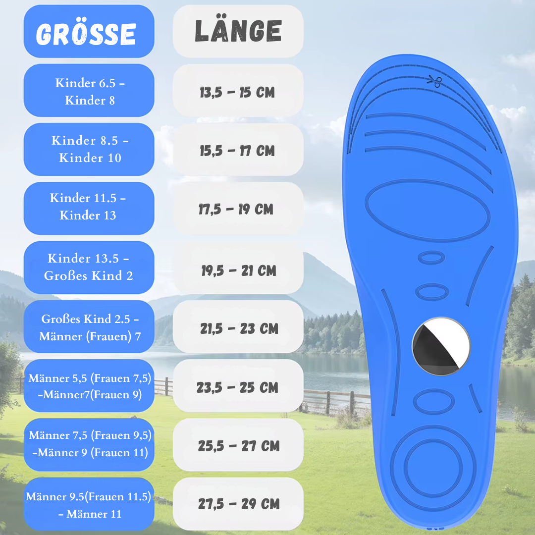 Frendorf | TrackStep - Tracking-Einlagen für Kinder und Ältere (1 Paar)