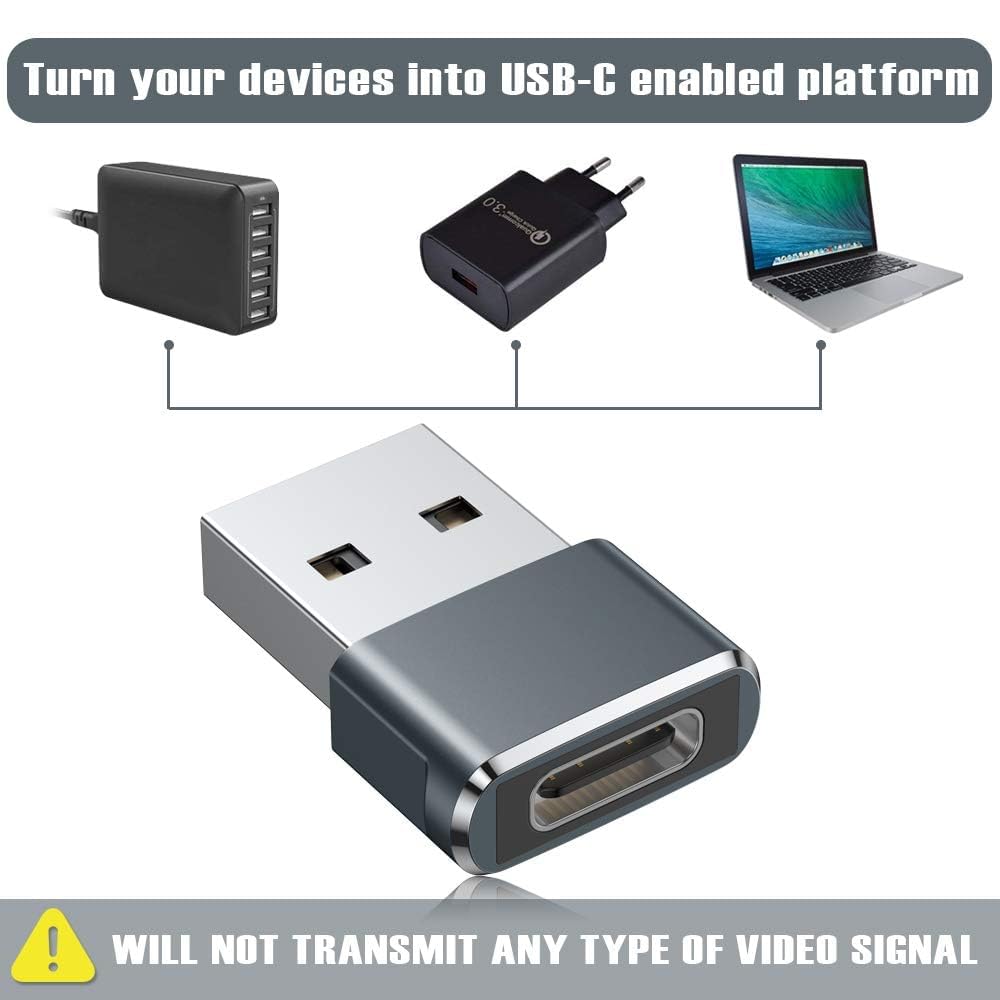 Frendorf | 1/3pcs USB zu USB C Adapter USB-C Stecker zu Micro USB Typ-C weiblicher Konverter