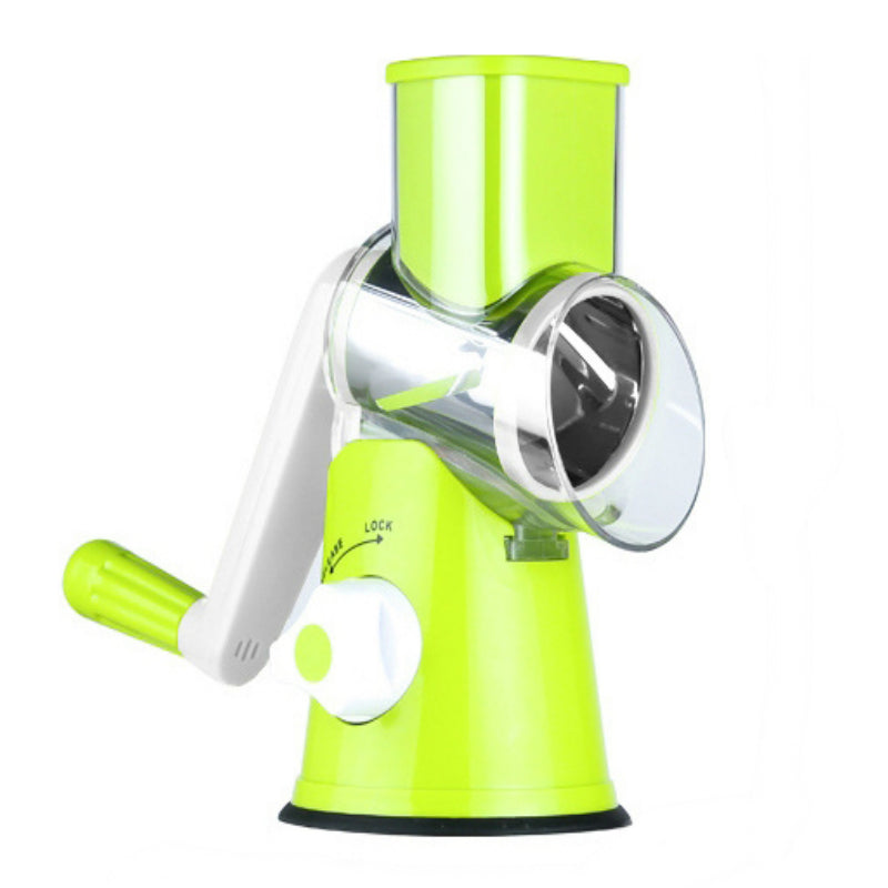 Frendorf | 3-in-1 Multifunktionaler Edelstahl Rotationsschneider, Für Gemüse, Käse & Mehr