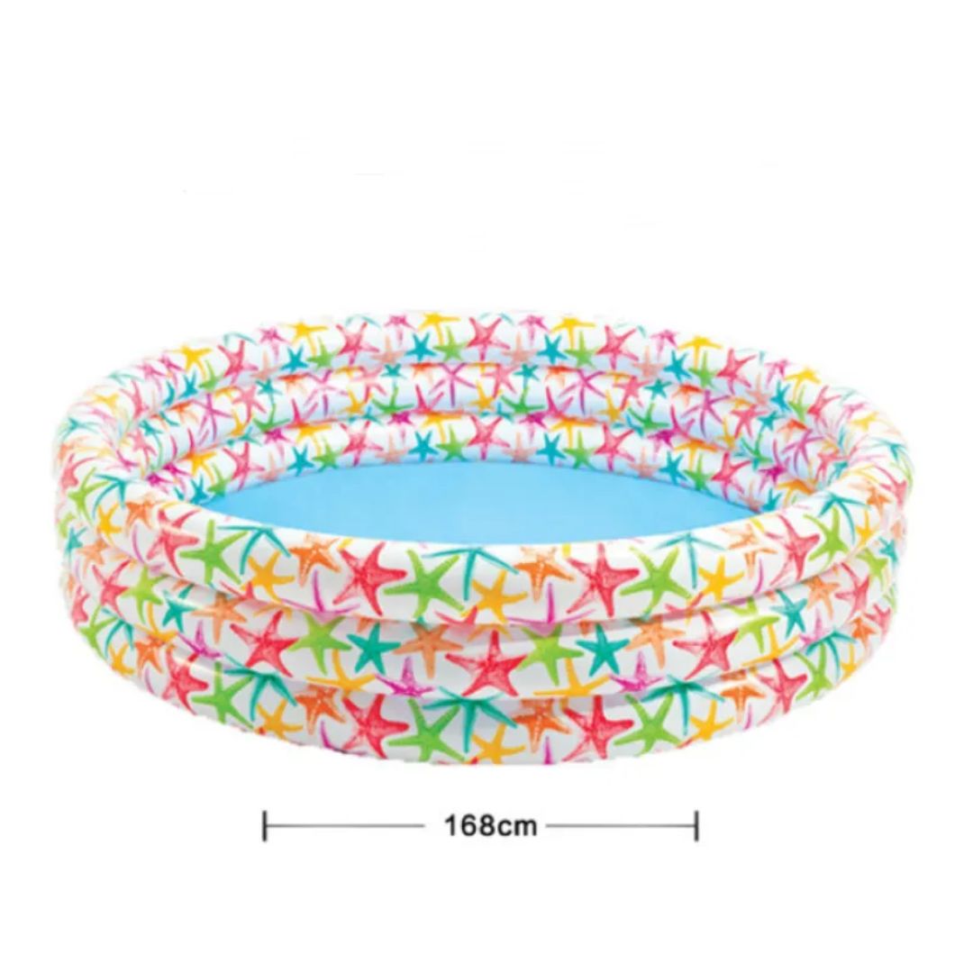 Frendorf | Aufblasbares Kinderpool mit buntem Seestern-Design