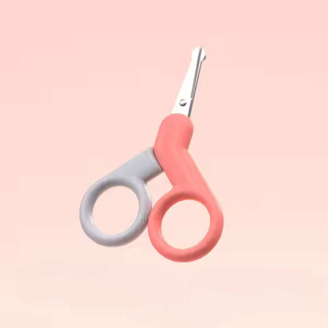 Frendorf | Baby Nagelschere mit Sicherheitskopf – Abgerundete Schere für Neugeborene