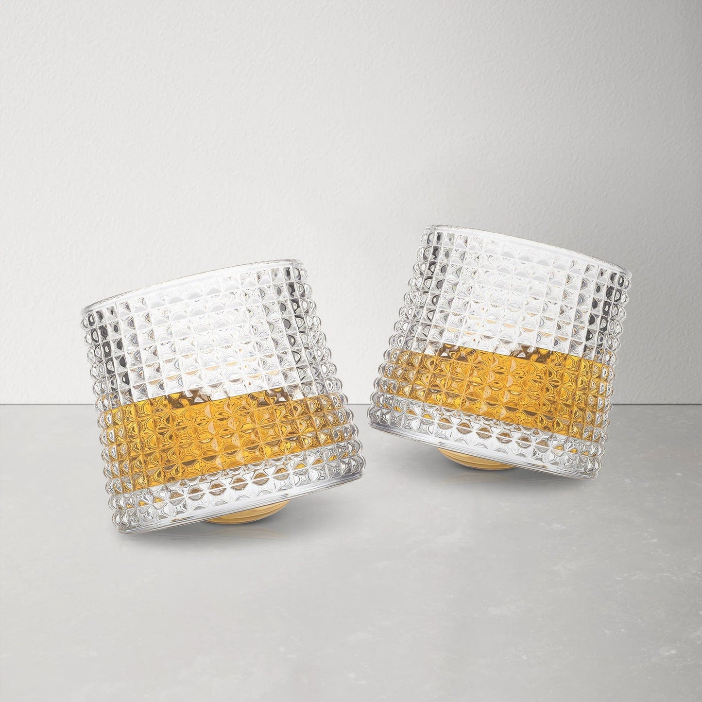 Drehbares Whiskey Tumbler Set