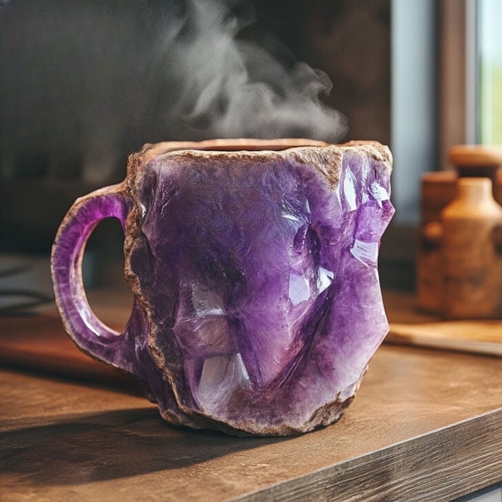 Frendorf | Mineral - Kaffeetasse aus Kristall - Natürliche Eleganz