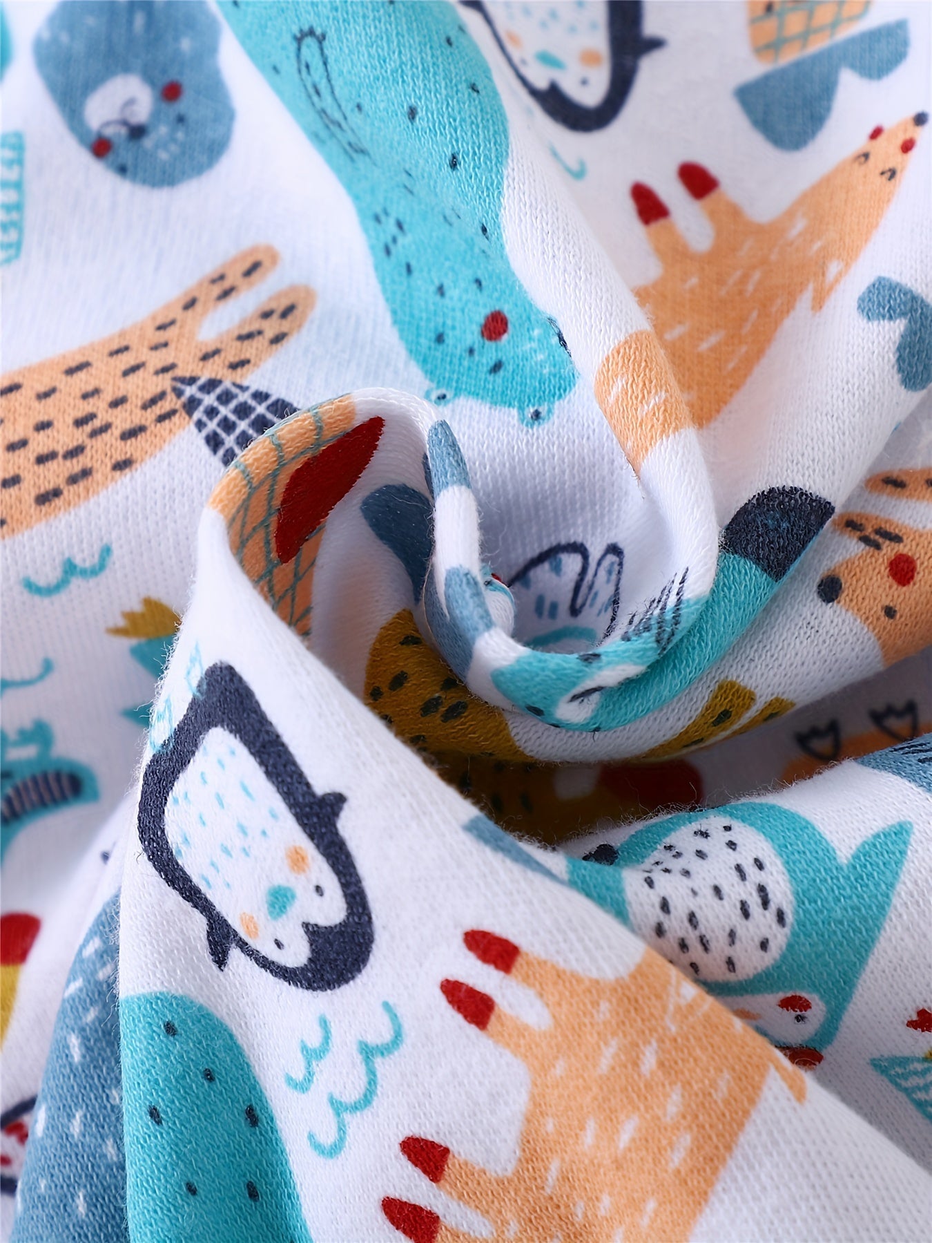 Frendorf | 3-teiliges Baby Playsuit-Set mit Tiermotiven – Lange Ärmel für Outdoor-Aktivitäten