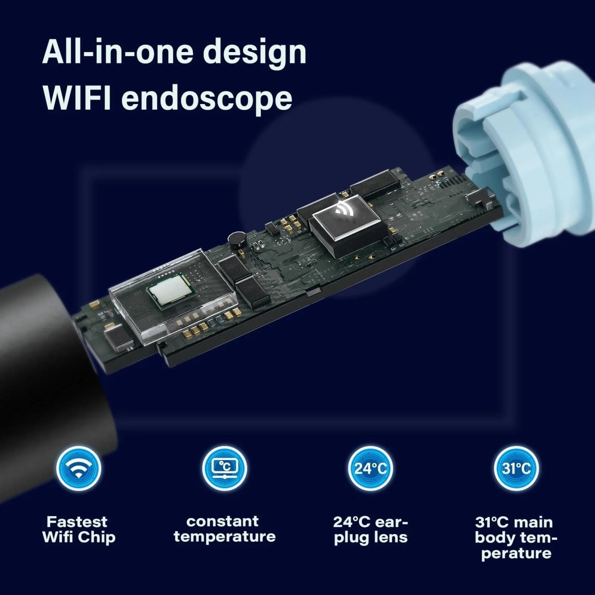 Frendorf | AURIVIEW – Smart-Ohrreiniger mit HD-Kamera