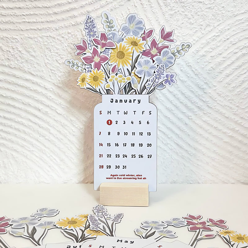 Frendorf | 2025 Bloomy Flowers Tischkalender
