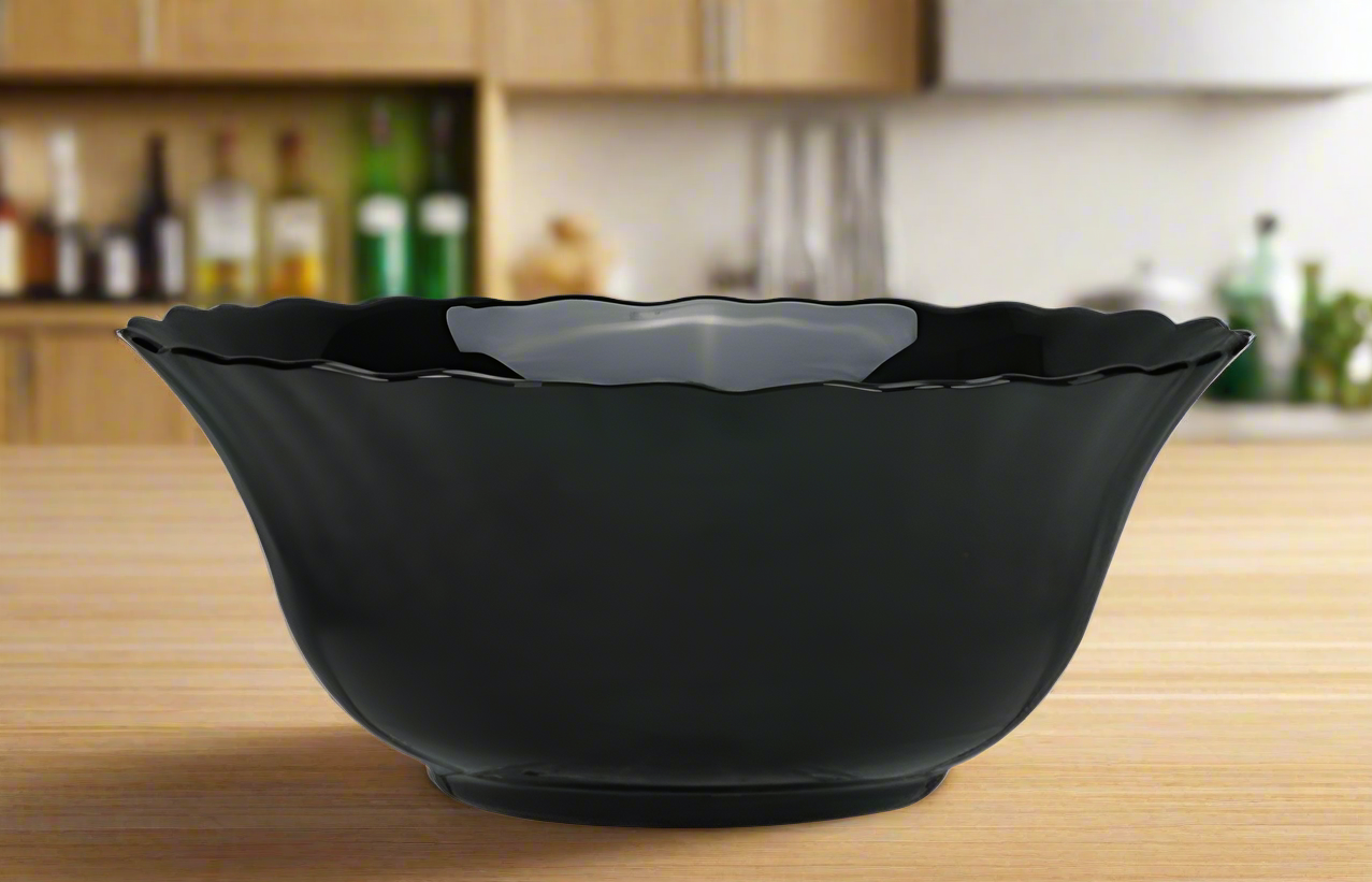 Frendorf | 2Stk Schwarze Runde Servierschüssel 9,5"