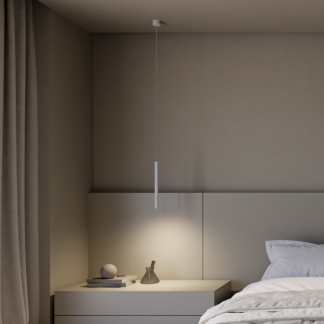Frendorf | RayAura Minimalistische LED Pendelleuchte | Modernes Design | Elegante Deckenlampe für Wohnzimmer & Büro