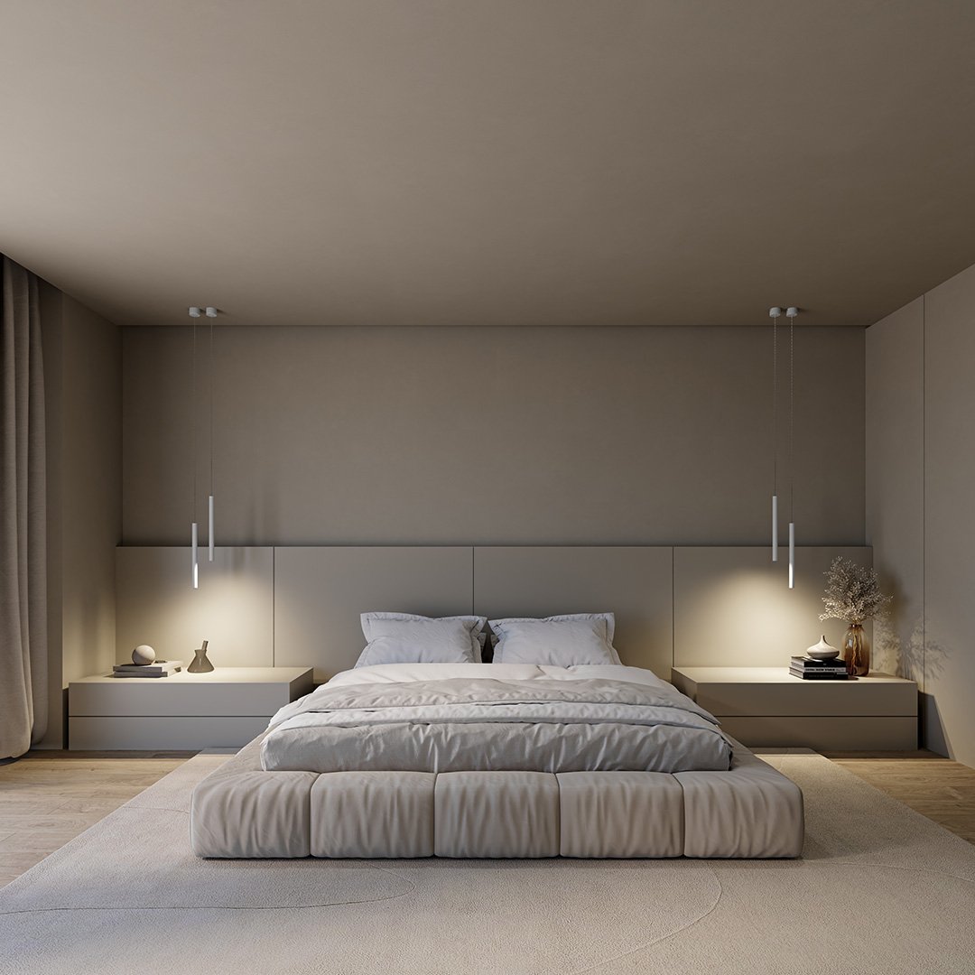 Frendorf | RayAura Minimalistische LED Pendelleuchte | Modernes Design | Elegante Deckenlampe für Wohnzimmer & Büro