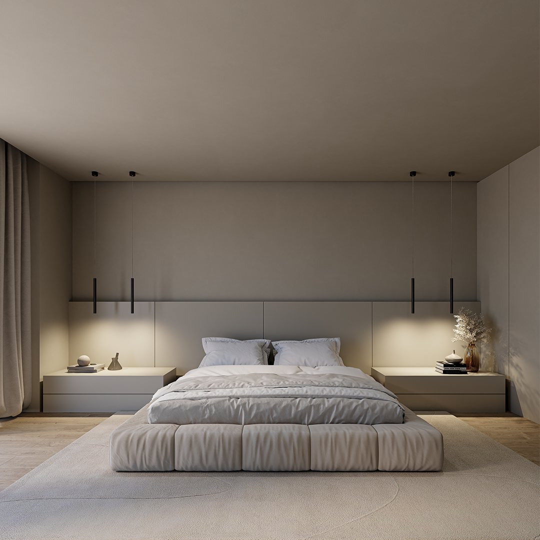 Frendorf | RayAura Minimalistische LED Pendelleuchte | Modernes Design | Elegante Deckenlampe für Wohnzimmer & Büro
